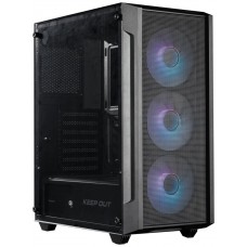 Keep Out Caja M-Atx KO XC-200 RGB USB3 Black Glass Keep Out Caja M-Atx KO XC-200 RGB USB3 Black Glass